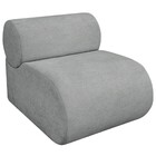 Poltrona Decorativa Orgânica Escritório Recepção Sala Virgíni