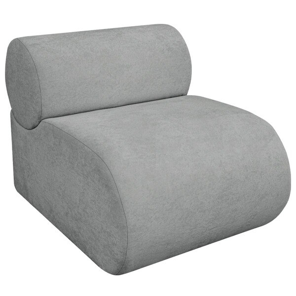 Poltrona Decorativa Orgânica Escritório Recepção Sala Virgíni