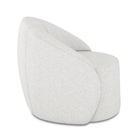 Poltrona Decorativa Orgânica Giratória Kit 2 Lua Linho D03 -