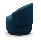 Poltrona Decorativa Orgânica Giratória Kit 2 Névoa Bouclê E03