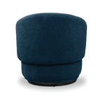 Poltrona Decorativa Orgânica Giratória Kit 2 Névoa Bouclê E03