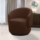 Poltrona Decorativa Orgânica Giratória Névoa Bouclê E03 - D'r