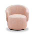 Poltrona Decorativa Orgânica Giratória Névoa Bouclê E03 - D'r