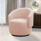 Poltrona Decorativa Orgânica Giratória Névoa Bouclê E03 - D'r