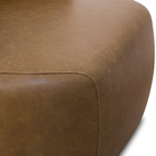 Poltrona Decorativa Orgânica Giratória Para Sala Living Barol