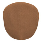 Poltrona Decorativa Orgânica Kaira Base Fixa Bouclé Terracota