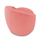 Poltrona Decorativa Orgânica Kit 2 Lua Suede D03 - D'rossi -