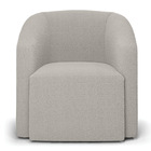 Poltrona Decorativa Orgânica Kit 2 Stella Max Bouclê Cinza D0