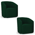 Poltrona Decorativa Orgânica Kit 2 Stella Max Bouclê D03 - D'