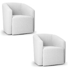 Poltrona Decorativa Orgânica Kit 2 Stella Max Bouclê D03 - D'