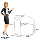 Poltrona Decorativa Orgânica Kit 2 Stella Max Sintético Branc