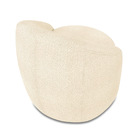 Poltrona Decorativa Orgânica Lua Bouclê Bege D03 - D'rossi