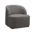 Poltrona Decorativa Orgânica Para Sala Diully Bouclê E03 - D'