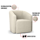 Poltrona Decorativa Orgânica Stella Max Bouclê D03 - D'rossi