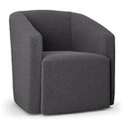 Poltrona Decorativa Orgânica Stella Max Bouclê Grafite D03 -