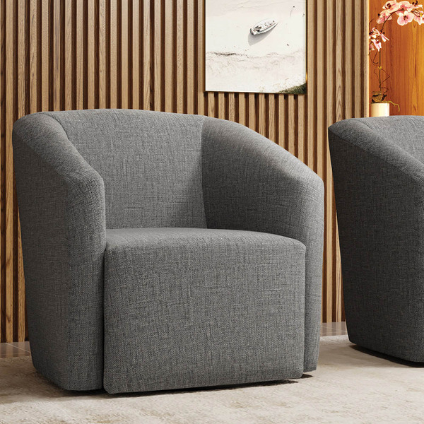 Poltrona Decorativa Orgânica Stella Max Linho D03 - D'rossi -