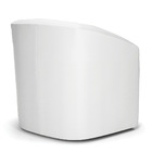 Poltrona Decorativa Orgânica Stella Max Sintético Branco D03