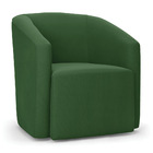 Poltrona Decorativa Orgânica Stella Max Suede D03 - D'rossi -