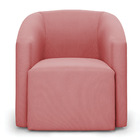 Poltrona Decorativa Orgânica Stella Max Suede D03 - D'rossi -