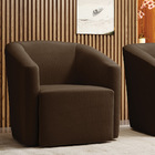 Poltrona Decorativa Orgânica Stella Max Suede D03 - D'rossi -