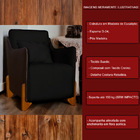 Poltrona Decorativa P/ Sala Quarto Heloisa Veludo Composê Em