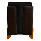 Poltrona Decorativa P/ Sala Quarto Heloisa Veludo Composê Em