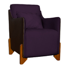 Poltrona Decorativa P/ Sala Quarto Heloisa Veludo Composê Em