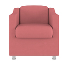 Poltrona Decorativa Para Recepção Clinica Balaqui Decor Rosa