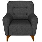 Poltrona Decorativa Para Sala 1 Lugar Pés Madeira Lima M22 Li