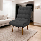 Poltrona Decorativa Para Sala Consultório Clínica Recepção Sa