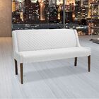 Poltrona Decorativa Para Sala De Estar 02 Lugares Corano Bran