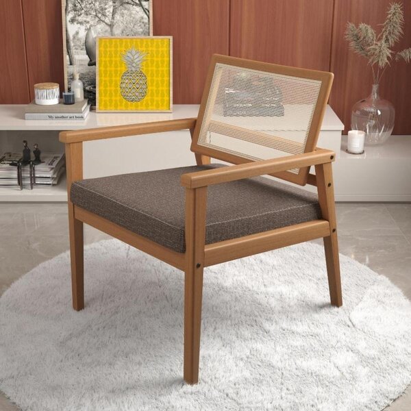 Poltrona Decorativa Para Sala De Estar 526 Linhão Caraiva Mar