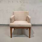 Poltrona Decorativa Para Sala De Estar 83x65x69cm Madeira De