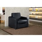 Poltrona Decorativa Para Sala De Estar 90 Cm Basic Preto