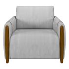 Poltrona Decorativa Para Sala De Estar 98cm Amaranto M22 Velu