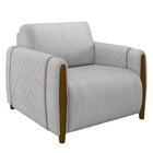 Poltrona Decorativa Para Sala De Estar 98cm Amaranto Z32 Velu