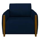 Poltrona Decorativa Para Sala De Estar 98cm Amaranto Z32 Velu