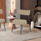 Poltrona Decorativa Para Sala De Estar Base Fixa Londres L02