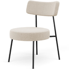 Poltrona Decorativa Para Sala De Estar Base Fixa Londres L02