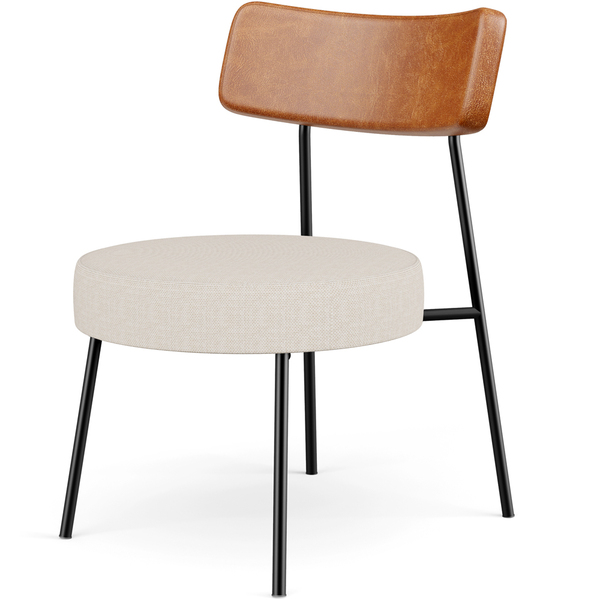 Poltrona Decorativa Para Sala De Estar Base Fixa Londres L02