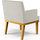 Poltrona Decorativa Para Sala De Estar Base Mel Beatriz W01 B