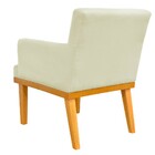 Poltrona Decorativa Para Sala De Estar Base Mel Beatriz W01 C