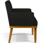 Poltrona Decorativa Para Sala De Estar Base Mel Beatriz W01 C