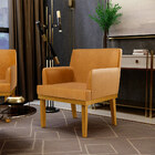 Poltrona Decorativa Para Sala De Estar Base Mel Beatriz W01 C