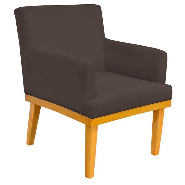 Poltrona Decorativa Para Sala De Estar Base Mel Beatriz W01 S