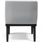 Poltrona Decorativa Para Sala De Estar Base Preto Beatriz W01