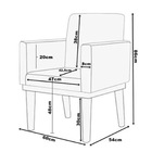 Poltrona Decorativa Para Sala De Estar Cadeiras Para Recepção