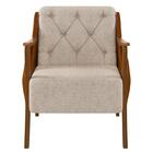 Poltrona Decorativa Para Sala De Estar Capitonê Lapa Z32 Pu C