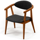 Poltrona Decorativa Para Sala De Estar Cecília L02 Linho Chum