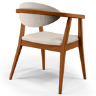 Poltrona Decorativa Para Sala De Estar Cecília L02 Linho Cru